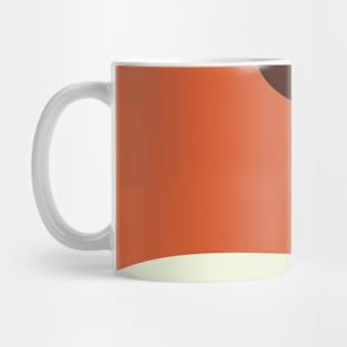 Retro Wave Orange And Blue Mug